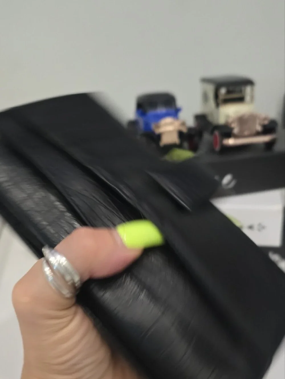 Gucci Black Wallet with Green & Red Web and Gold Buckle